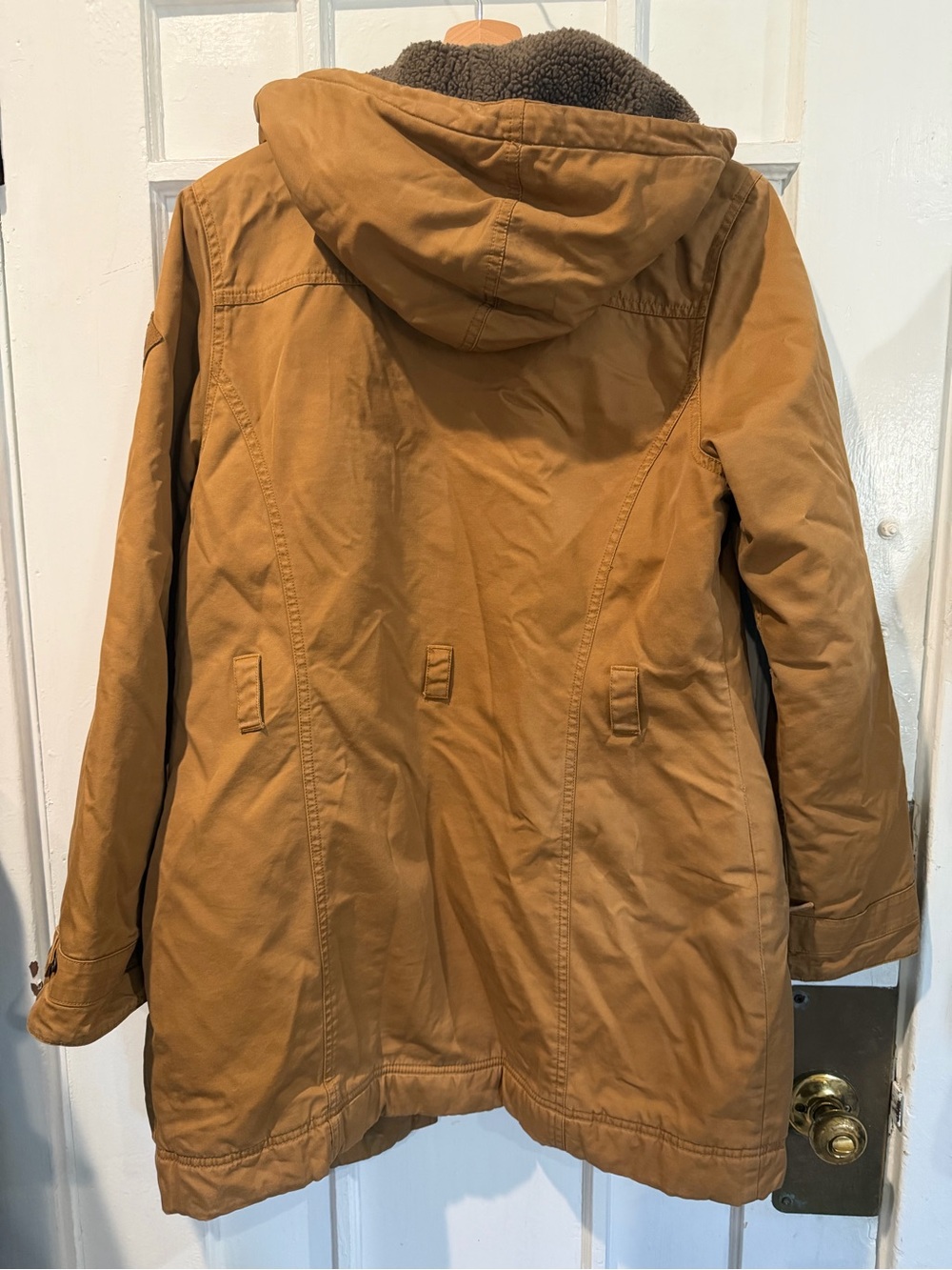 The North Face Sherpa Fleece Jacket - Taupe with Navy Logo - Picture 2 of 3